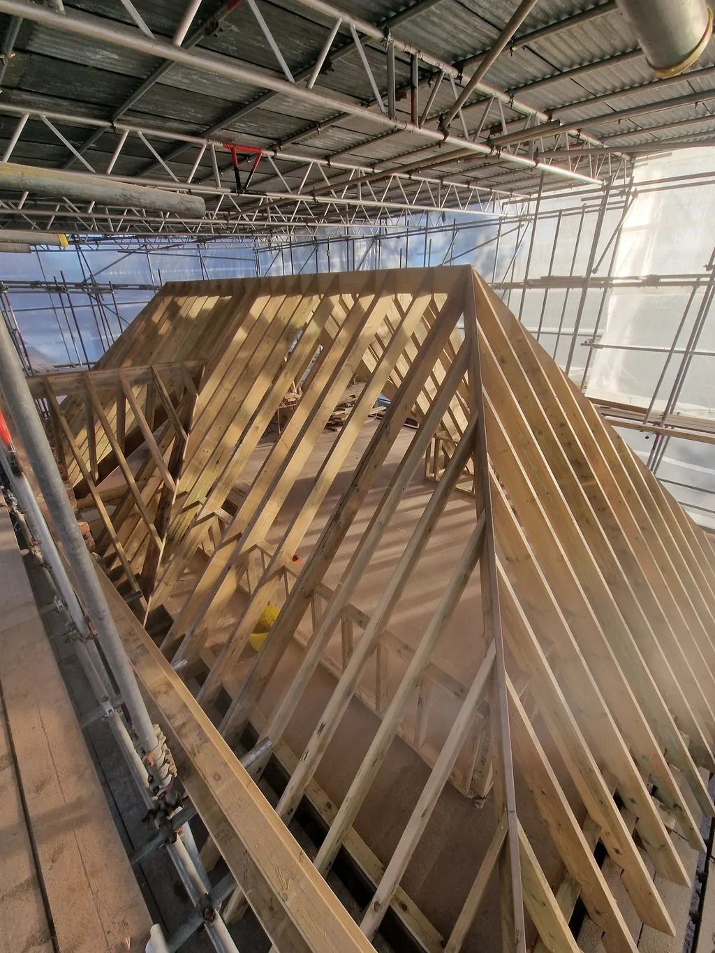Cut roofing